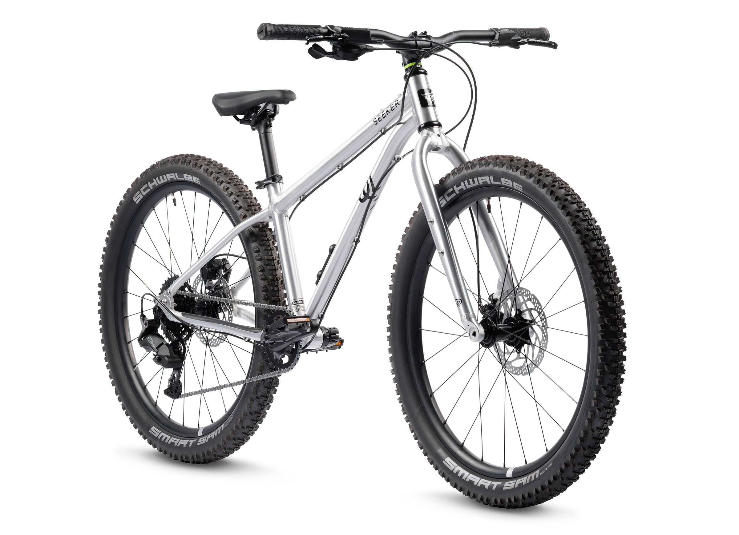 white mountainbike Early Rider Seeker 24 | 24" Kids mountainbike