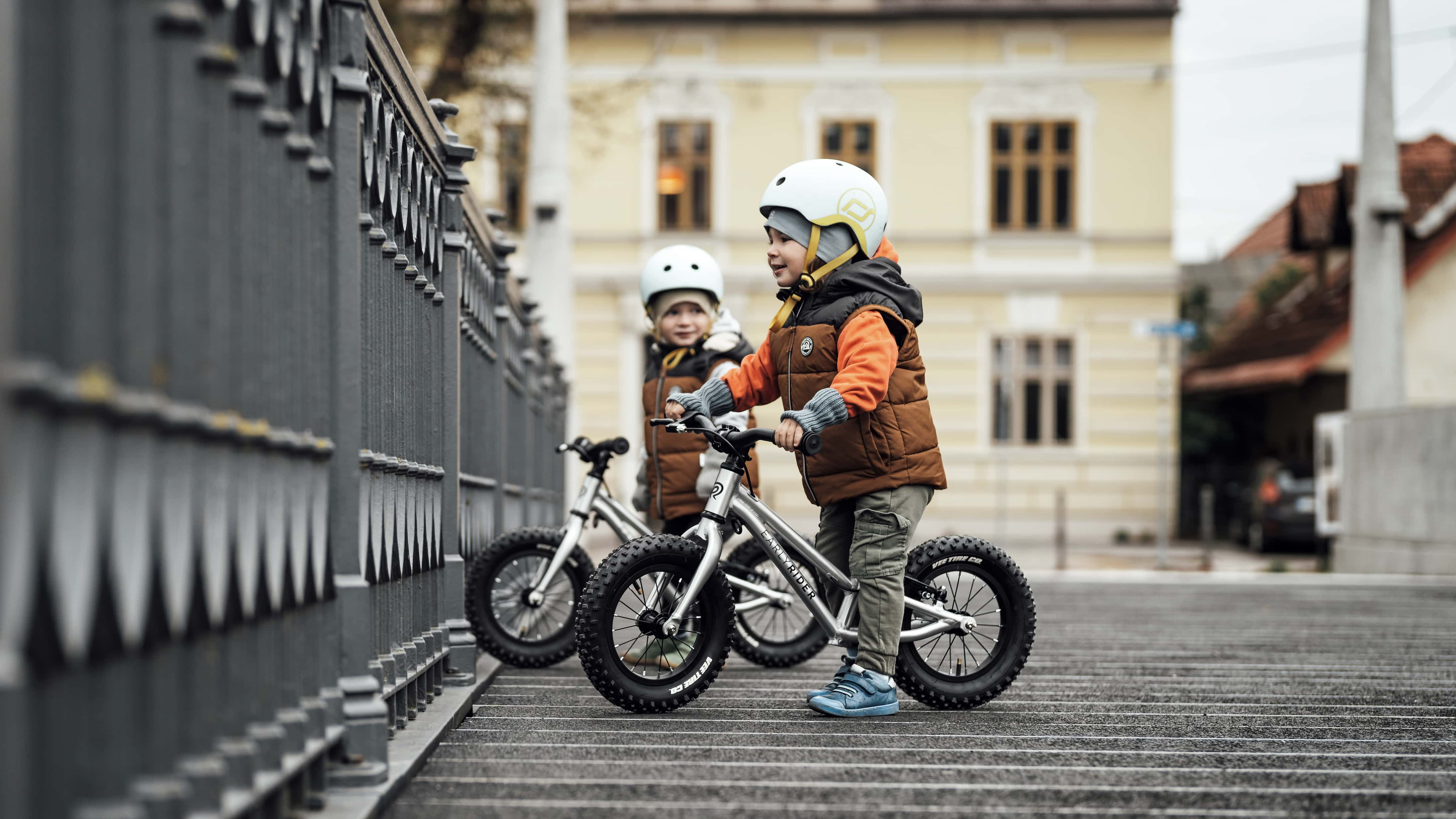 Kids on Early Rider Balance Bikes