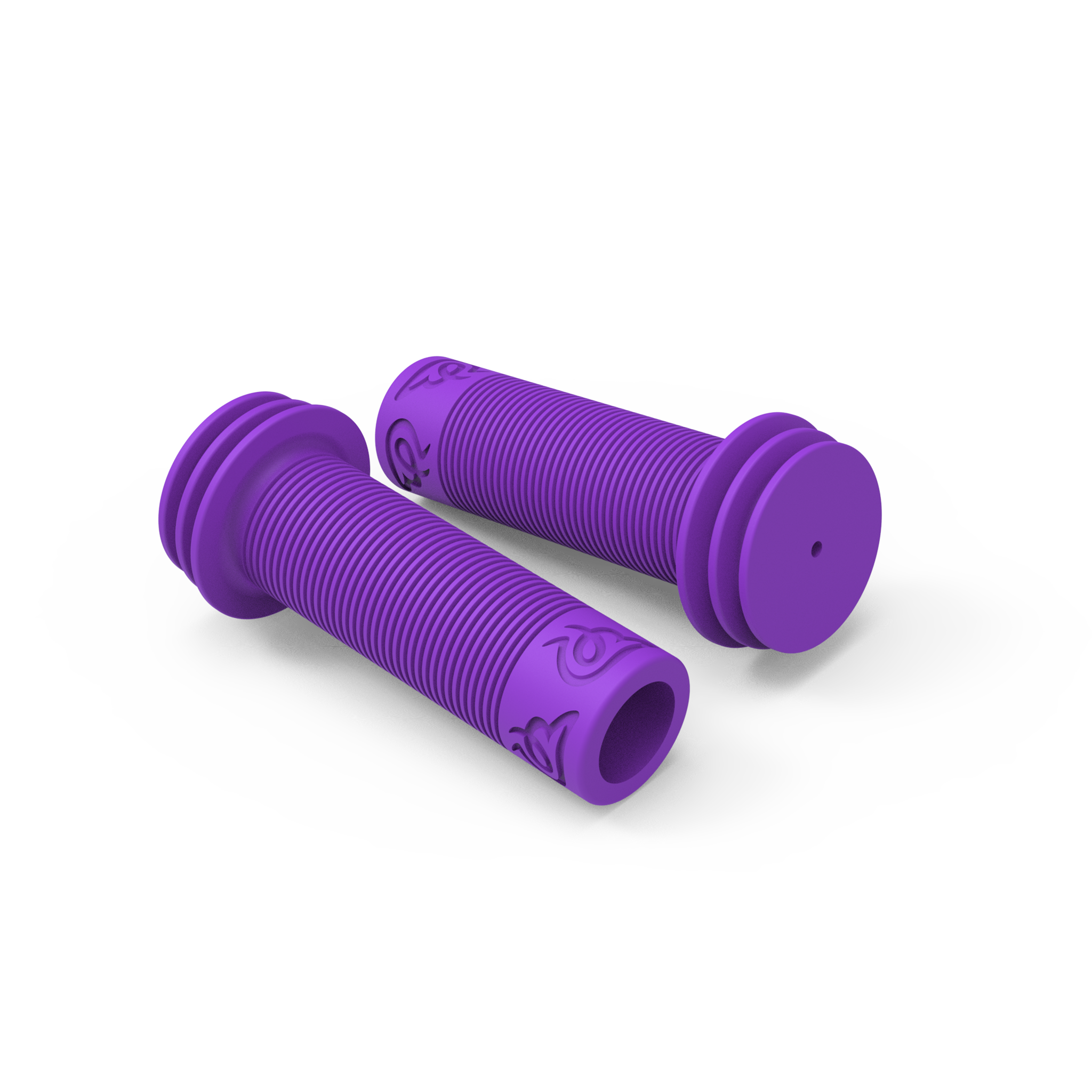 Purple bike online handlebar grips