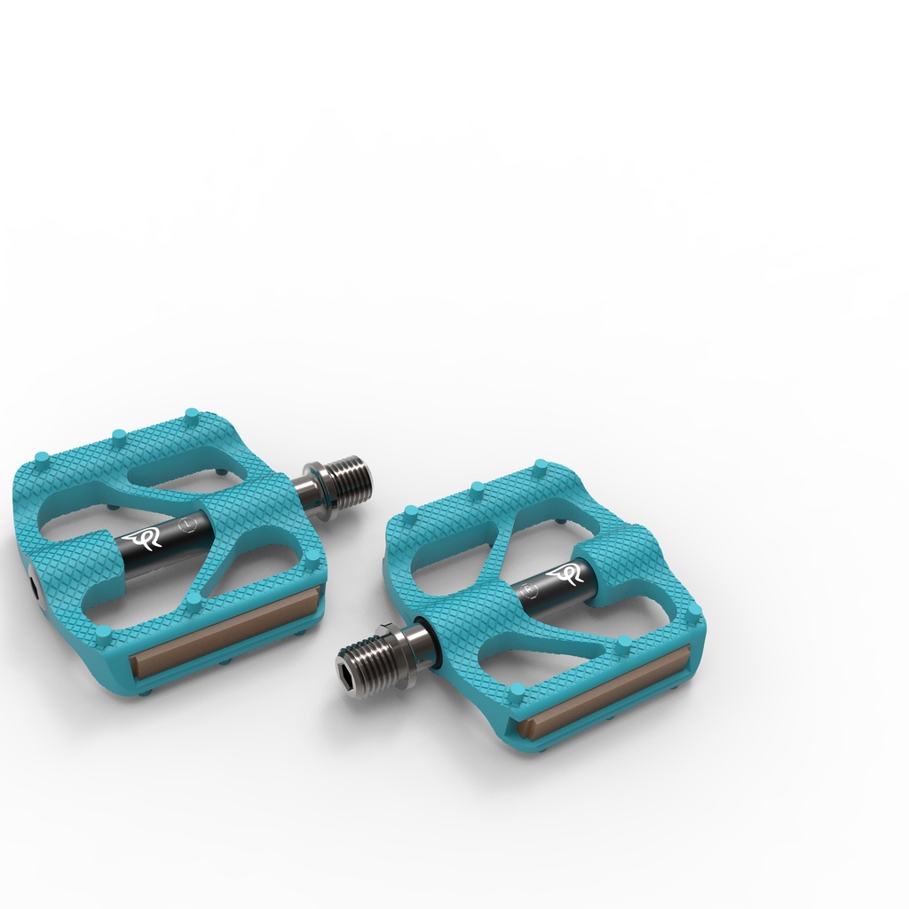 Early Rider P1 Resin Platform Pedals Cyan Early Rider US